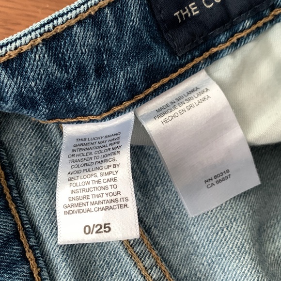 LUCKY BRAND THE CUTOFF DISTRESSED SHORTS - Picture 8 of 8